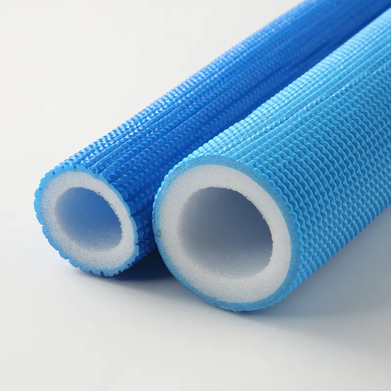 Without wrinkling EPE insulation pipe with embossed patterns Long anti-oxidation life