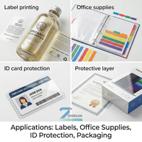 Película BOPET Imprimible por Inyección de Tinta con Tratamiento Corona en una Cara - Alta Absorción de Tinta para Plóter CAD, Impresión de Pósters y Pancartas
