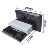 Lecteur multimédia de voiture universel 1 Din, écran tactile 10 pouces, autoradio stéréo vidéo GPS WiFi, autoradio Android, lecteur vidéo