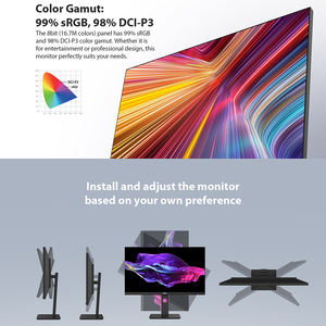 LM32-P301A 178 derece ekstra geniş görüş açısı 4ms hızlı yanıt 31.5 ''IPS paneli CCTV güvenlik LED monitör - Product Image 5