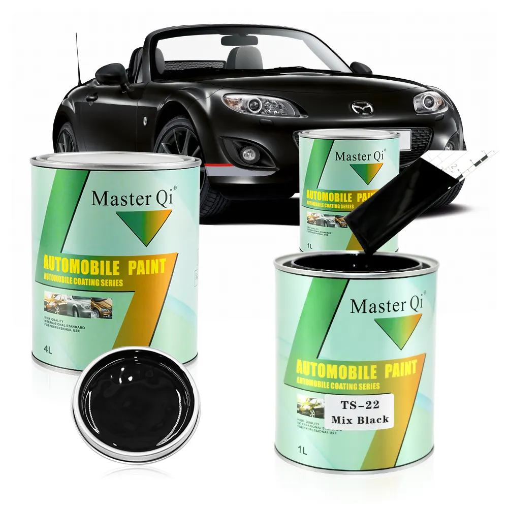 TS-22 Mix Preto 2k Car Paint Resina De Poliéster Para Pintura Do Carro Cor Calor Sensitive Car Paint