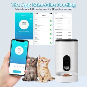 Wifi thông minh video <span class=keywords><strong>Pet</strong></span> Feeder tự động Dog cat food Dispenser với ứng dụng điều khiển, camera giám sát và phần hệ thống cho ăn - Product Image 4