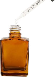 Empty Refillable Brown Flat square Glass <b>Bottle</b> 30ml 50ml 100ml Amber Essential Oil Serum Perfume <b>Dropper</b> <b>Bottles</b> - Product Image 2