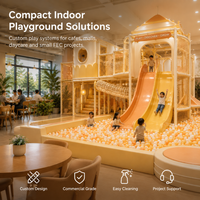 Área de Juegos Interior con Piscina de Pelotas, Tobogán Ancho con Bordes Acolchados, Certificación CE ISO 9001, Diseño Personalizado para Contratistas