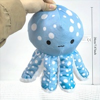 Peluche Méduse lestée Niuniu Daddy 20 pouces, 3,3 lb, rembourrée en coton PP, coussin corporel réconfortant pour enfants et adultes, à câliner, thème océan