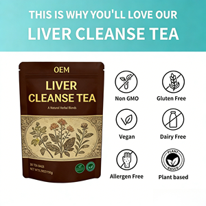 ชาสมุนไพร OEM Health Tea สำหรับล้างพิษตับ ผสมเมล็ดแคสเซีย โกจิเบอร์รี่ และเก๊กฮวย บรรจุ 30 ซองชา 150 กรัม กล่องดีท็อกซ์จากธรรมชาติ - Product Image 2