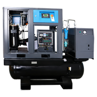 Compresseur d'air à vis tout-en-un lubrifié stationnaire ZAKF avec certification CE, 380V50HZ, 7,5HP, 5,5KW, pour découpe laser