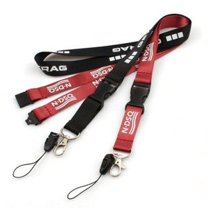 Custom Polyester Neck Strap Double <b>Hooks</b> Metal <b>Clips</b> Lanyard for Exhibition Name Id Card - Product Image 2