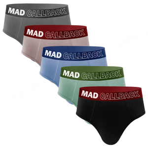 Venta al por mayor Premium hombres breve Color sólido clásico transpirable bambú hombre breve logotipo personalizado Jacquard banda hombres breve - Product Image 1