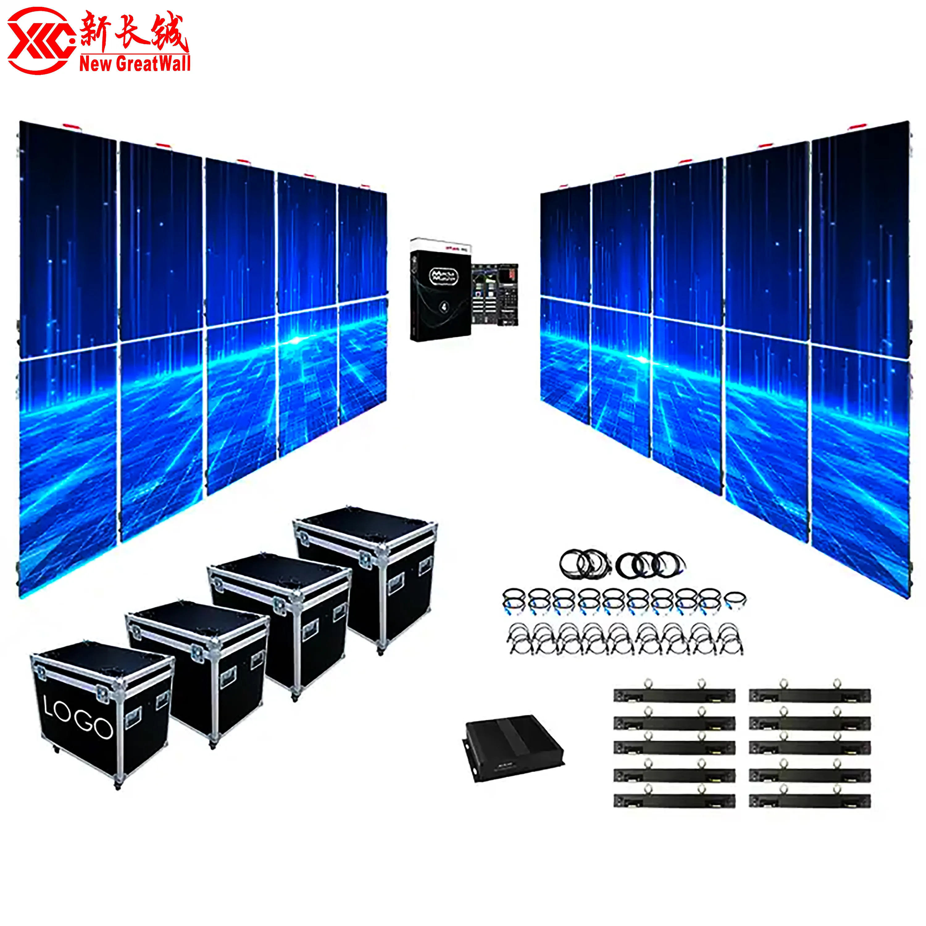 Rental LED Wall Outdoor Indoor Event Stage Background Video Wall Pantalla P2.5 P2.9 P3.91 LED Display Screen For Concert