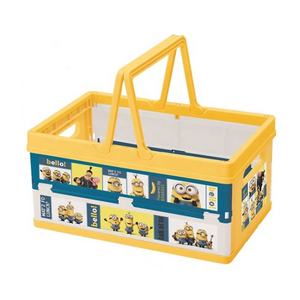 Cestini portaoggetti pieghevoli per bambini in plastica colorata per bambini con manici e cassa portaoggetti per stampa di cartoni animati <span class=keywords><strong>anime</strong></span> giapponesi - Product Image 5