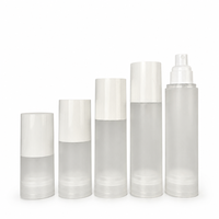 Flacons pulvérisateurs sans air givrés et blancs 30ml 50ml 80ml 100ml 120ml – Flacons de lotion sans air