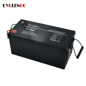 Sản Xuất Trực Tiếp Tùy Chỉnh Lifepo4 12.8V 12V 200ah Lithium Ion Battery Pack