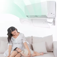 Déflecteur de débit d'air ca transparent déflecteur de climatisation AC de type split réglable
