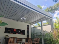 Kit de Soportes para Techo, Soportes Ajustables para Vigas de Pérgola, Gazebo Bioclimático Moderno y Resistente