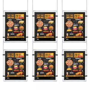 Boîte à lumière en acrylique, menu lumineux pour restaurant, bar, vente de nourriture, affichage publicitaire de bureau - Product Image 4