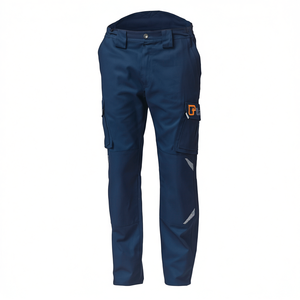 Pantalons de travail classiques 2XL noirs, pantalons utilitaires pour usage industriel - Product Image 2