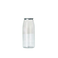 Boîtes en aluminium industrielles avec base PET, à ouverture par anneau, à ouverture facile, à couvercle rabattable, à fermeture éclair, pour aliments, gelée, lait, forme cylindrique
