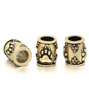 Nuevas cuentas de <span class=keywords><strong>barba</strong></span> de runa vikinga cuentas de <span class=keywords><strong>barba</strong></span> de garra de oso vikingo accesorios de dos colores al por mayor - Product Image 4