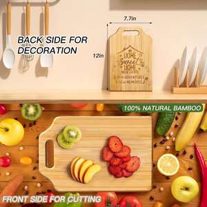 Meilleurs cadeaux de déménagement pour la maison, ensemble de vaisselle en bois pour couple de jeunes mariés, cadeaux uniques pour les nouveaux propriétaires, vente en gros - Product Image 2