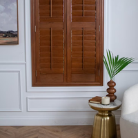 Volet roulant en PVC personnalisé, persienne solide, store intérieur, Plantation de tilleul, fenêtre de volet