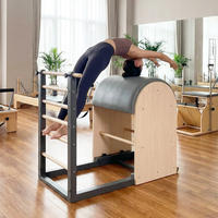 Équipement de Pilates moderne en alliage d'aluminium, ensemble de 5 pièces : Cadillac, Reformer, Chaise, Barrel, Correcteur de colonne vertébrale, ressorts importés pour studio de Pilates