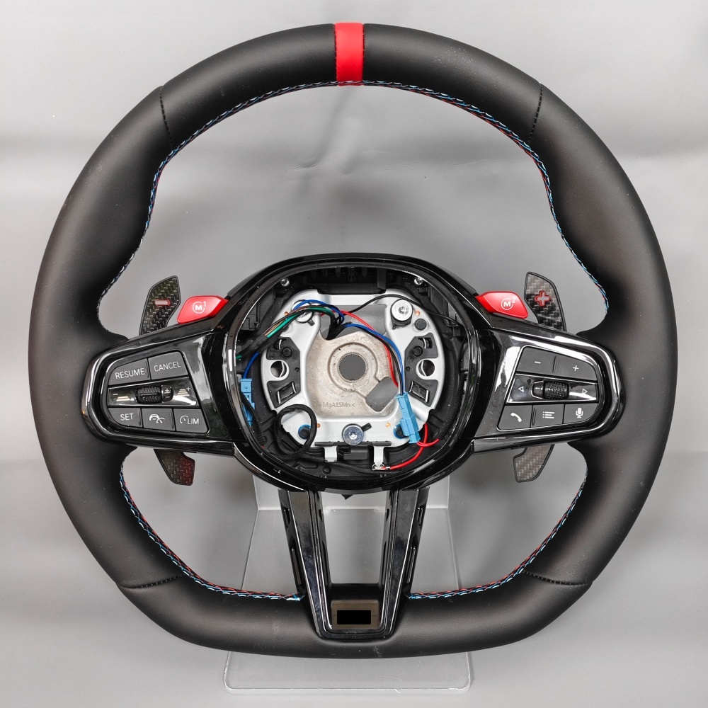 Custom Leather Plastic Steering Wheel (BMW Fitment), photo 3
