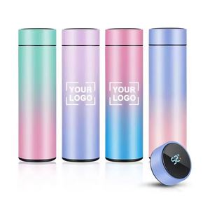 แก้วน้ำอัจฉริยะพิมพ์โลโก้ตามสั่ง ขนาด 500 มล. พร้อมไฟ LED แสดงอุณหภูมิ เหมาะสำหรับกิจกรรมส่งเสริมการขาย ของขวัญองค์กร ของขวัญธุรกิจ - Product Image 4