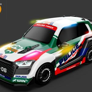 Coche de Carreras a Escala 1:16 con Control Remoto, Luces LED, Carga por Inducción y 4 Canales - Product Image 6