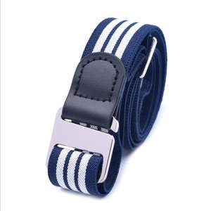 Ceinture élastique en polyester et élastodiène avec boucle en alliage pour hommes et femmes, idéale pour les vêtements et le quotidien – Grande vente mode - Product Image 2