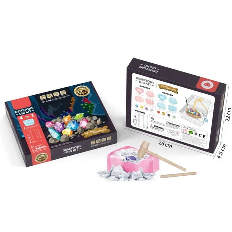 famous archaeological discovery jewelry game non-toxic plaster science toy