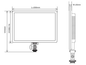 8000mAh Photo Led Vidéo Lumières Chine Professionnel <span class=keywords><strong>Audio</strong></span> Vidéo Éclairage Température De Couleur Réglable pour <span class=keywords><strong>Streaming</strong></span> Photographie - Product Image 5