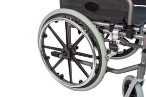 Silla de Ruedas <span class=keywords><strong>Manual</strong></span> Plegable Estándar de Estilo Europeo, de Aleación de Aluminio, Portátil, Compacta y Ajustable - Product Image 4