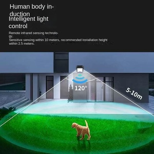 Xách tay 12V cảm ứng dẫn đèn tường với Nhôm Cơ sở mới năng lượng mặt trời ngoài trời cắm trại ban công hình vuông nhà không đấm thiết kế - Product Image 2