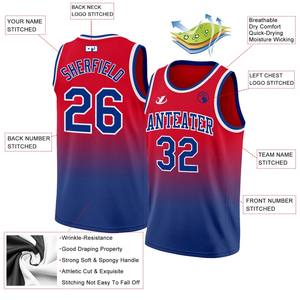 Uniforme de <span class=keywords><strong>Baloncesto</strong></span> Estilo Universitario Americano, Diseño de Equipo Personalizado, Impresión por Sublimación, Jersey y Pantalones Cortos Duraderos, Pedido al por Mayor para Liga - Product Image 2