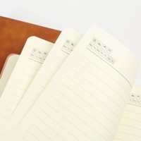 Carnet de notes Feifan YJ-601 avec logo personnalisé, format A5, en cuir PU, journal avec 100 feuilles, accessoire de bureau classique pour les affaires