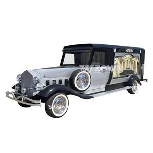 Classic Retro Electric Coffin Chariot Carriage Furgoneta funeraria de alta configuración con 4 ruedas a la venta - Product Image 1
