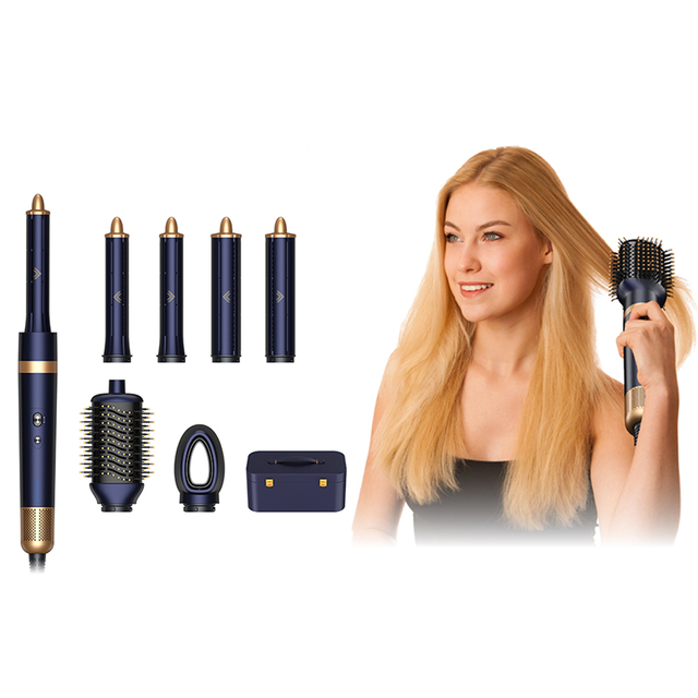 Revair - Reverse-Air Hair Dryer With Hair Clips High Speed Bldc Brushless Hair Tools Blow Dryer Brush Set