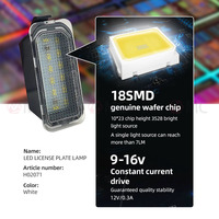 Ensemble de lampes d'éclairage de plaque d'immatriculation LED pour FORD Fiesta Focus Mondeo Galaxy Grand C-Max