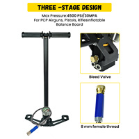 TUXING haute pression 4500psi 300bar 3 étapes vente en gros 30MPA OEM ODM gonfleur manuel Mini réservoir Paintball chasse PCP pompe à main