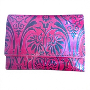 Sac à main en tissu de coton indien résistant à l'eau avec motif géométrique et fermeture à glissière - Product Image 5