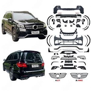 Kit carrosserie pour <span class=keywords><strong>Mercedes</strong></span> Benz <span class=keywords><strong>GLS</strong></span> X166 2015 2016 2017 <span class=keywords><strong>2018</strong></span> 2019 Année Facelift Modèle GLS63 AMG avec pare-chocs - Product Image 1