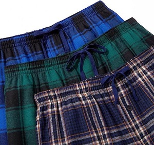 Wholesale High Quality Fashion Checks <strong>Mens</strong> Cotton Flannels <strong>Pyjama</strong> <strong>Pants</strong> Drawstring Plaid Lounge Pajamas <strong>Pants</strong> With Pockets - Product Image 6