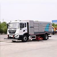 Camion balayeuse routière électrique pure Dongfeng 4x2, châssis 18 tonnes, nouvelle énergie, batterie CATL LFP, véhicule d'assainissement
