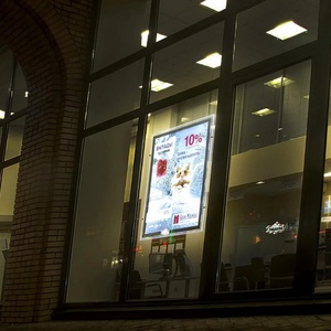 Customized Restaurant Hanging Advertising <b>Light</b> Box Made of Acrylic and Crystal <b>Light</b> Box - Product Image 2