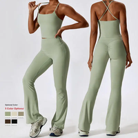 Ensemble de Sport Femme Personnalisé OEM 2024 Nouveau, Vêtements de Fitness Gym Yoga avec Leggings Taille Haute, Soutien-Gorge Sport et Crop Top Manches Longues