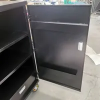 Armoire de Rangement à Roulettes en Acier pour Équipement Équestre, Sellerie et Coffre à Chevaux
