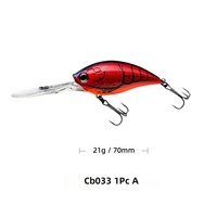21g 70mm Umpan Pancing Grosir Big Crank Wobbler Crank Baits Umpan Keras Buatan untuk Mancing di Laut Dalam