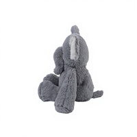 Peluche Éléphant Chauffable D KING, Jouet en Peluche Micro-ondable, Coton PP Brodé, Doux et Confortable pour Enfants et Adultes, Relaxation