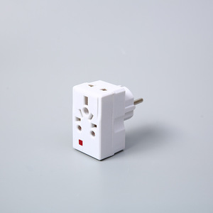 Tianhe Jinming Electric Appliances Travel <b>Adapter</b> European Standard 7196 Socket 100-240V ABS Material <b>Universal</b> <b>Plug</b> - Product Image 1